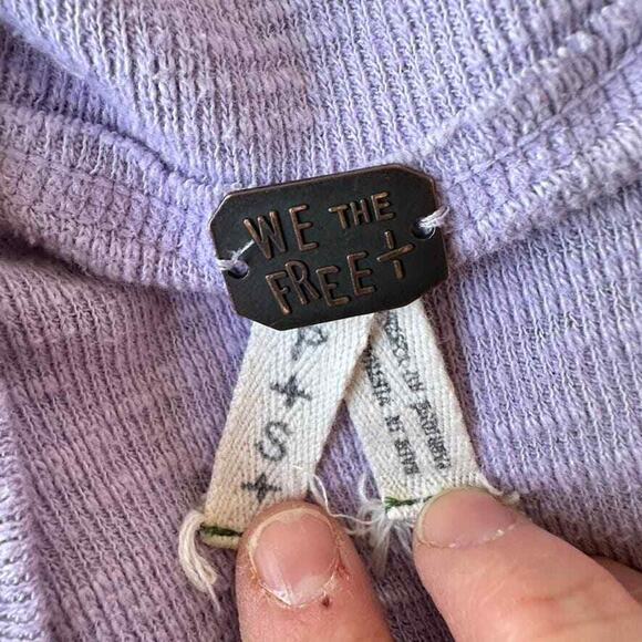 Free People We the Free Palisades Off the Shoulder Tunic Raglan Sleeve Top SMALL - Picture 8 of 10